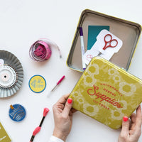 Embroidery Starter Kit Sewing Tin
