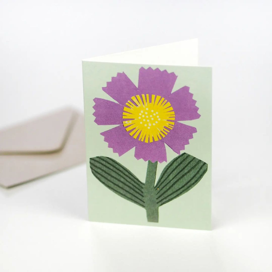 Little Purple Flower Mini Card - Parkette.