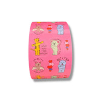 Animals in Love Retro Vibes Sticker Sheet - Parkette.