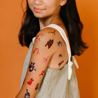 Furry Friends Temporary Tattoo Sheet - Parkette.