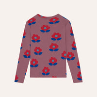 Big Flowers Purple T-Shirt - Parkette.