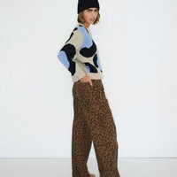 Nora Animal Print Cardigan - Parkette.