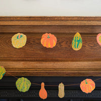 Squashes Sewn Garland - Parkette.