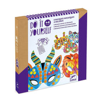 Do It Yourself - Jungle Animals Mosaics Masks - Parkette.