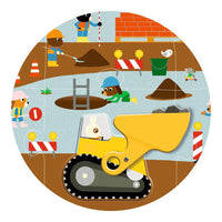 Construction Site Giant Puzzle (12 pcs + 5 pcs) - Parkette.