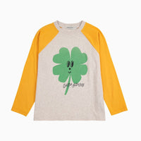 Kids Lucky Clover Ranglan Sleeves T Shirt - Parkette.