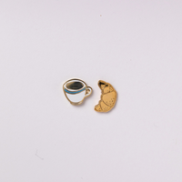 Coffee & Croissant Earrings
