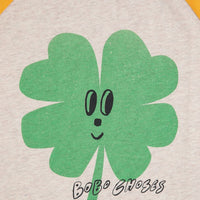 Kids Lucky Clover Ranglan Sleeves T Shirt - Parkette.