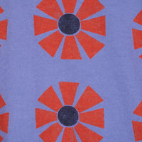 Flower Pattern Fitted T-Shirt - Parkette.