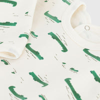 Brushed Cotton Crocodile Baby Pajamas - Parkette.