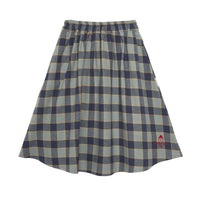 Blue Checkered Skirt - Parkette.