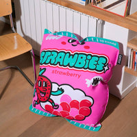 OMY Decorative Air Pillow – Giant Strawberry Candies - Parkette.