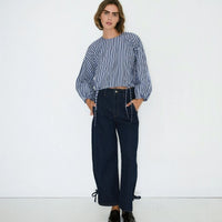 Lace Cutlines Denim