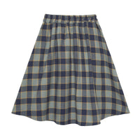 Blue Checkered Skirt - Parkette.