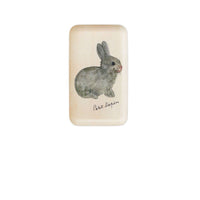 Isabelle Boinot Lapin Linen Coated Tray - Small - Parkette.