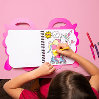OMY Unicorn Super Coloring & Sticker Book - Parkette.