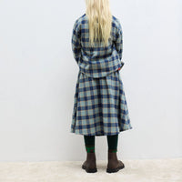 Blue Checkered Skirt - Parkette.