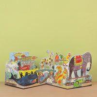 Polar Bear to Elephant Die Cut Card