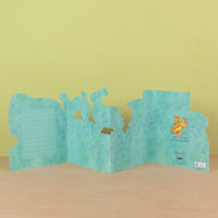 Polar Bear to Elephant Die Cut Card