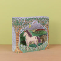 Twilight Unicorn Die Cut Card
