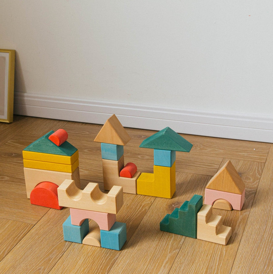 Classic Small Building Block Set (Candy) - Parkette.