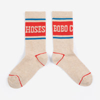 Bobo Choses Pop Long Socks - Beige