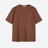 Red Vibrant Flower T-shirt