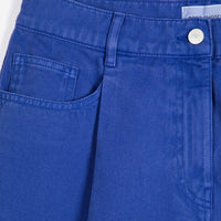 Pleated Twill Bermudas - Parkette.