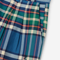 Tartan Flannel Pleated Pants