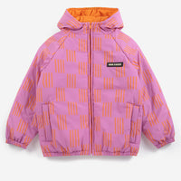 Almost Moiré All Over Reversible Anorak