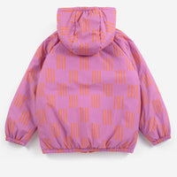 Almost Moiré All Over Reversible Anorak