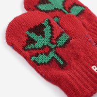 Baby Blossom Knitted Mittens