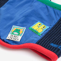 Bobo Choses Color Block Neck Warmer - Blue and Navy