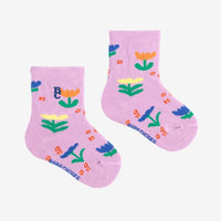 Baby Garden Party All Over Short Socks - Parkette.