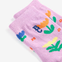 Baby Garden Party All Over Short Socks - Parkette.
