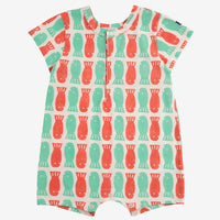 Baby Lucky Fish All Over Playsuit - Parkette.
