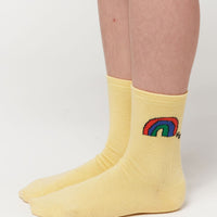 Rainbow and Ribbon All Over Short Socks 2-pack - Parkette.