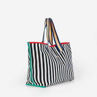 Color Block Cotton Bag