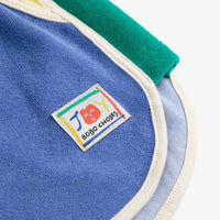 Kids Smiling Color Block Terry Cloth Shorts - Parkette.