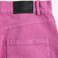 Washed Twill Boot Cut Pants - Parkette.