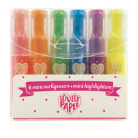 6 Gel Highlighters - Neon