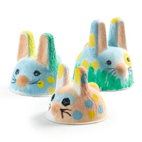 Bunny Trio Finger Painting