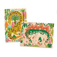 Dino World Colouring Set