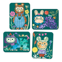 Dressed-Up Animals Magic Reveal Paint