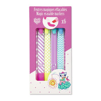 6 Magic Erasable Markers - Parkette.