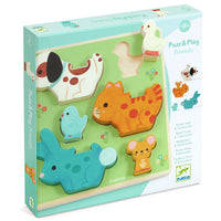 Puzz & Play Friends Wooden Puzzle