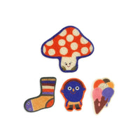 60 Felt Stickers: The Silly Ones! - Parkette.