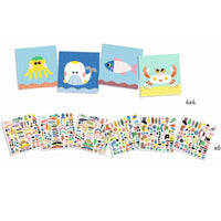 Create with Stickers - Sea Creatures - Parkette.