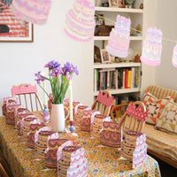 Birthday Cake Concertina Garland