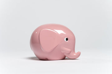 Elephant Money Box - Pastel Pink - Parkette.